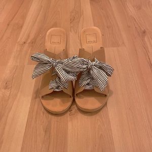 Dolce Vita Striped Bow Shoes